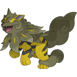 Arcanine Hisui artwork