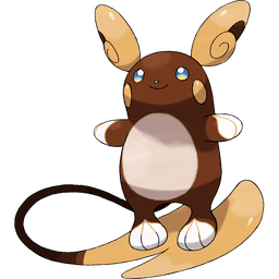 Raichu Alola artwork